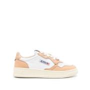 Autry Bicolor Medalist Low Top Sneakers Beige, Dam