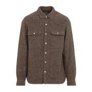 Rick Owens Fawn Outer Shirt Brown, Herr