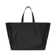 Anine Bing Stor Rio Tote Bag Black, Dam