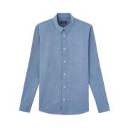 A.p.c. Hector Chambray Skjorta Blue, Herr