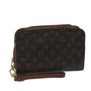 Louis Vuitton Vintage Pre-owned Canvas kuvertvskor Brown, Dam