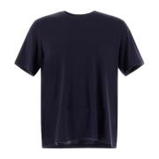 Herno Blå Regular Fit Kortärmad T-shirt Blue, Herr