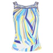 Emilio Pucci Pre-owned Pre-owned Silke toppar Multicolor, Dam