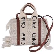 Chloé Pre-owned Pre-owned Bomull totevskor Beige, Dam