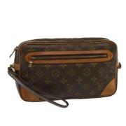 Louis Vuitton Vintage Pre-owned Canvas kuvertvskor Brown, Dam