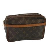 Louis Vuitton Vintage Pre-owned Canvas kuvertvskor Brown, Dam