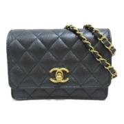 Chanel Vintage Pre-owned Laeder chanel-vskor Black, Dam