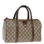 Gucci Vintage Pre-owned Laeder resvskor Beige, Dam