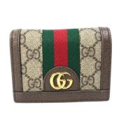 Gucci Vintage Pre-owned Canvas plnbcker Beige, Dam