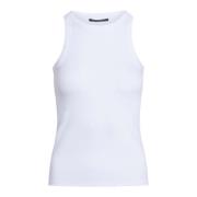 Bruuns Bazaar Katybb Rib Tank Top White, Dam