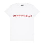 Emporio Armani Bomull T-shirt och Boxer Set Vit White, Herr