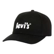 Levi's Poster Logo Keps Black, Unisex