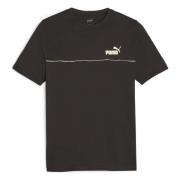 Puma Ess+ Minimal Guld T-shirt Black, Herr