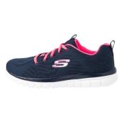 Skechers Graceful-Get Connect Sneakers Blue, Dam