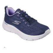 Skechers Go Walk Flex - Stickade Sneakers Blue, Dam