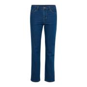 Kaffe Straight Jeans Blue, Dam