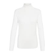 Kaffe Astrid Roll Neck Tröja White, Dam