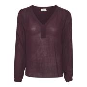 Kaffe Blouses Brown, Dam