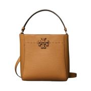 Tory Burch Liten Bucketväska Beige, Dam