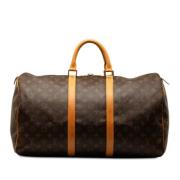 Louis Vuitton Vintage Pre-owned Canvas louis-vuitton-vskor Brown, Dam