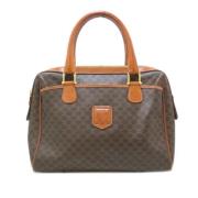 Celine Vintage Pre-owned Laeder handvskor Brown, Dam