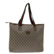 Gucci Vintage Pre-owned Laeder totevskor Gray, Dam