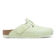 Birkenstock Boston Stil Sandaler Green, Dam