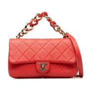 Chanel Vintage Pre-owned Laeder chanel-vskor Red, Dam