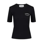 Iceberg Modern Slim Fit Bomull T-shirt Black, Dam