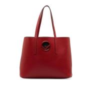 Fendi Vintage Pre-owned Laeder fendi-vskor Red, Dam