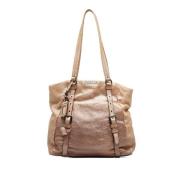 Prada Vintage Pre-owned Laeder totevskor Brown, Dam