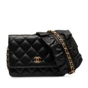 Chanel Vintage Pre-owned Laeder chanel-vskor Black, Dam