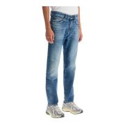 Boss Distressed Regular Fit Re.Maine Jeans Blue, Herr