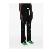 Casablanca Broderade Joggingbyxor Black, Herr