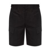 Jil Sander Cargo Shorts Bomull Made in Italy Black, Herr