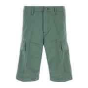 Carhartt Wip Gröna bomullscargoshorts Green, Herr