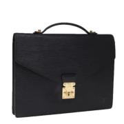 Louis Vuitton Vintage Pre-owned Laeder portfljer Black, Dam