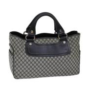 Celine Vintage Pre-owned Canvas handvskor Gray, Dam