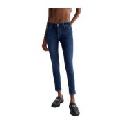 Liu Jo Blå Denim Skinny Jeans Bottom Up Blue, Dam