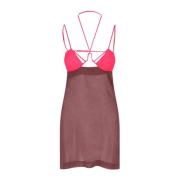 Nensi Dojaka Short Dresses Brown, Dam