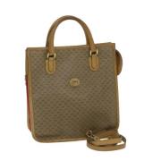 Gucci Vintage Pre-owned Laeder handvskor Beige, Dam