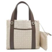 Bvlgari Vintage Pre-owned Canvas totevskor Beige, Dam