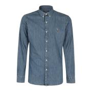 Ralph Lauren Denim Skjorta Blue, Herr