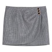 Alessandra Rich Mini Kjol Gray, Dam