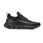 Emporio Armani EA7 Herr Sneakers X8X106-Xk262-N763 Svart Black, Herr