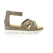 Clarks Oliv Sandaler Clara Rae Stil Green, Dam