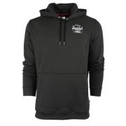 Herschel Klassiskt Logo Hoodie Black, Herr