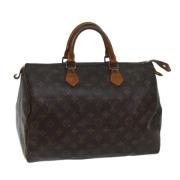 Louis Vuitton Vintage Pre-owned Canvas handvskor Brown, Dam