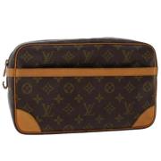 Louis Vuitton Vintage Pre-owned Canvas kuvertvskor Brown, Dam