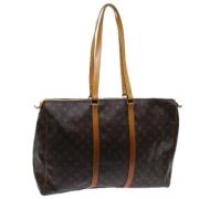 Louis Vuitton Vintage Pre-owned Canvas axelremsvskor Brown, Dam